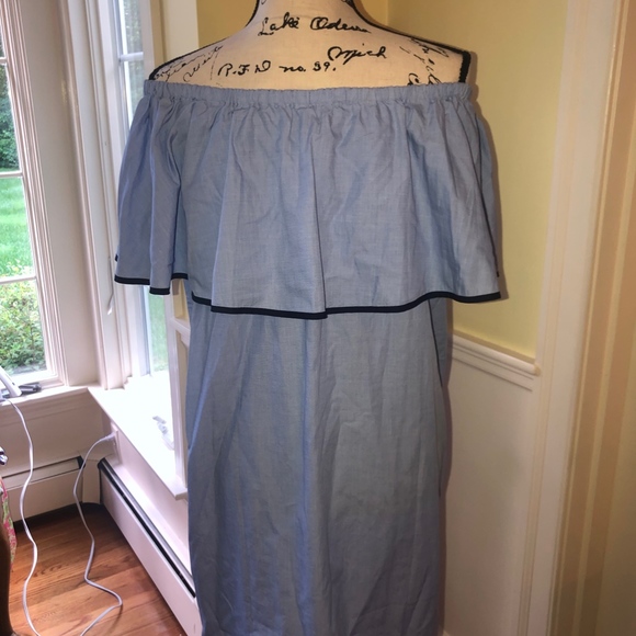 J.Crew Off the Shoulder Shift Dress - Picture 4 of 4